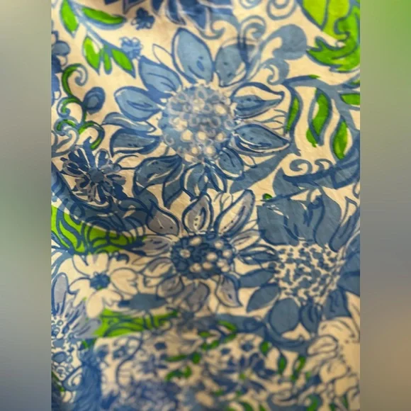 Lilly Pulitzer TRINA DRESS“Frenchie blue suns out”🔥